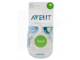 Avent Tetinas clásicas flujo lento 1 mes 2uds Avent Tetinas clásicas flujo lento 1 mes 2uds