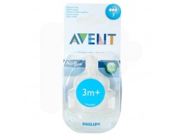 Avent Tetinas clásicas flujo medio 3 meses 2uds