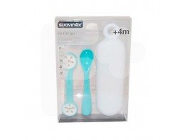 Suavinex set cuchara on the go +4m