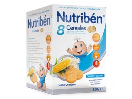 Nutribén 8 cereales galleta maría 600gr
