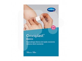 Omniplast esparadrapo tela blanco 10x10c