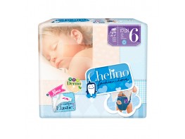 Chelino pañal love t/6 17-28 kg 27u
