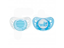 Chicco Chupete physio air caucho azul 0-6 meses 2uds Chicco Chupete physio air caucho azul 0-6 meses 2uds