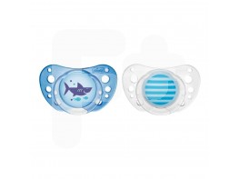 Chicco Chupete physio air caucho azul +12 meses 2uds Chicco Chupete physio air caucho azul +12 meses 2uds