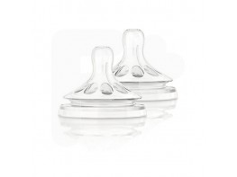 Avent natural tetina líquidos espesos +6m 2uds