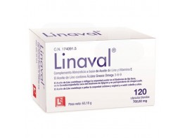 Linaval 702,02 mg 120 capsulas Linaval 702,02 mg 120 capsulas
