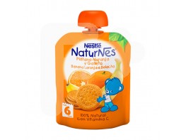 Nestlé Natunes bolsita plátano naranja y galleta 90g