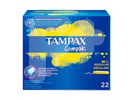 Tampax tampones compak regular 22u