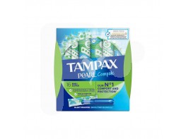 Tampax compak pearl tampones con aplicador super 16u