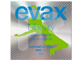 Evax compresas liberty normal 12 uds