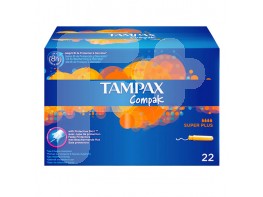 Tampax compak tampones super plus 22und