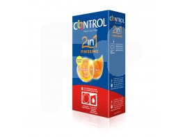 Control finisimo 2en1 preservativo+lubricante 6u