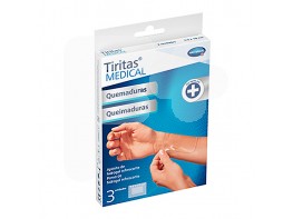 Hartmann tiritas medical quemaduras 7,5x10cm 3u