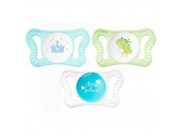 Chicco Chupete micro silicona azul 0-2 meses 2 uds