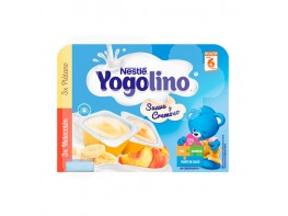 Nestlé Yogolino suave y cremoso 3 plátano y 3 melocotón 6x60g Nestlé Yogolino suave y cremoso 3 plátano y 3 melocotón 6x60g