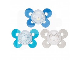 Chicco Chupete physio silicona niño 16-36 meses 2u Chicco Chupete physio silicona niño 16-36 meses 2u