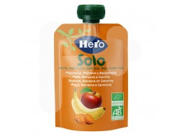 Hero Baby Solo ecológico manzana plátano y zanahorias bolsa 100g