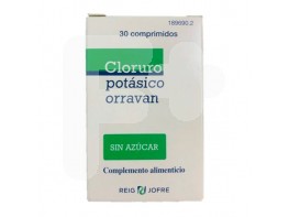 Cloruro potasico sin azucar 30 comprimidos