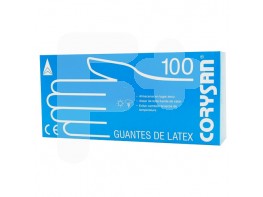 GUANTES CORYSAN LATEX T/MEDIANA 100 UND