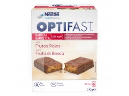Optifast barritas frutas del bosque 6uds