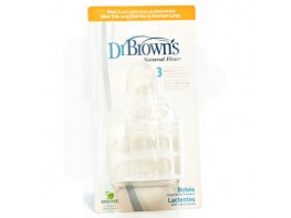 Dr.Brown's tetina boca ancha options 6m+