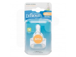 Dr.Brown's tetina options +6 meses 2u