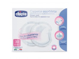 Chicco discos absorb. antibacterias 30u Chicco discos absorb. antibacterias 30u