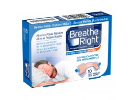 BREATHE RIGHT TIRA NASAL PEQ/MED 10 UND