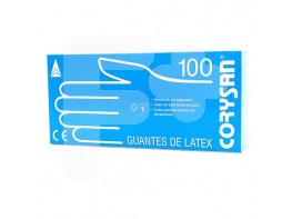 GUANTES CORYSAN LATEX T/PEQUEÑO 100 UND.