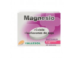 Vallesol magnesio, calcio, isoflavonas 24 comprimidos masticables Vallesol magnesio, calcio, isoflavonas 24 comprimidos masticables