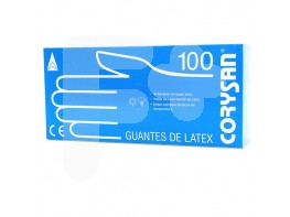 GUANTES CORYSAN LATEX T/GRANDE 100 UND.