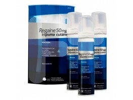 Regaine 50 mg/g espuma cutánea 60g 3 uds